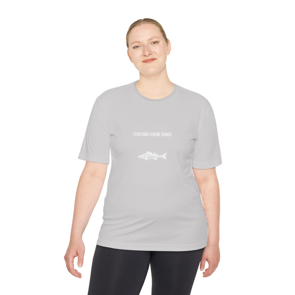 I Fish And I Know Things Tee — Funny Fishing Shirt for Anglers