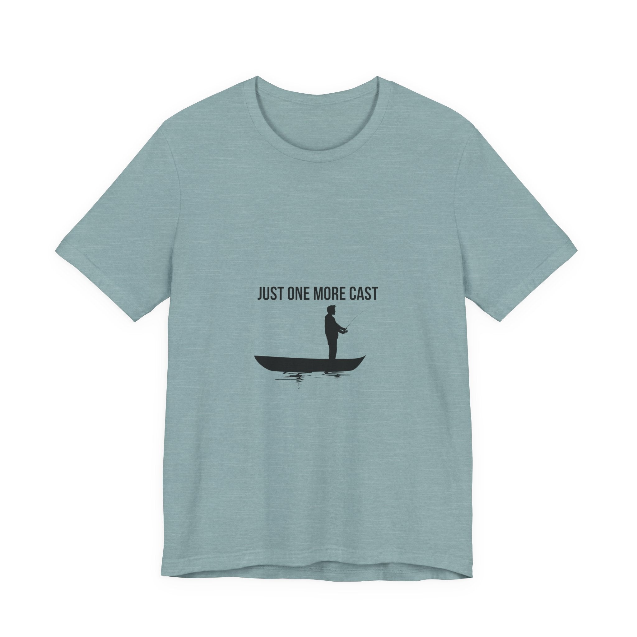 Just One More Cast Fishing Tee — Angler Boat T‑Shirt