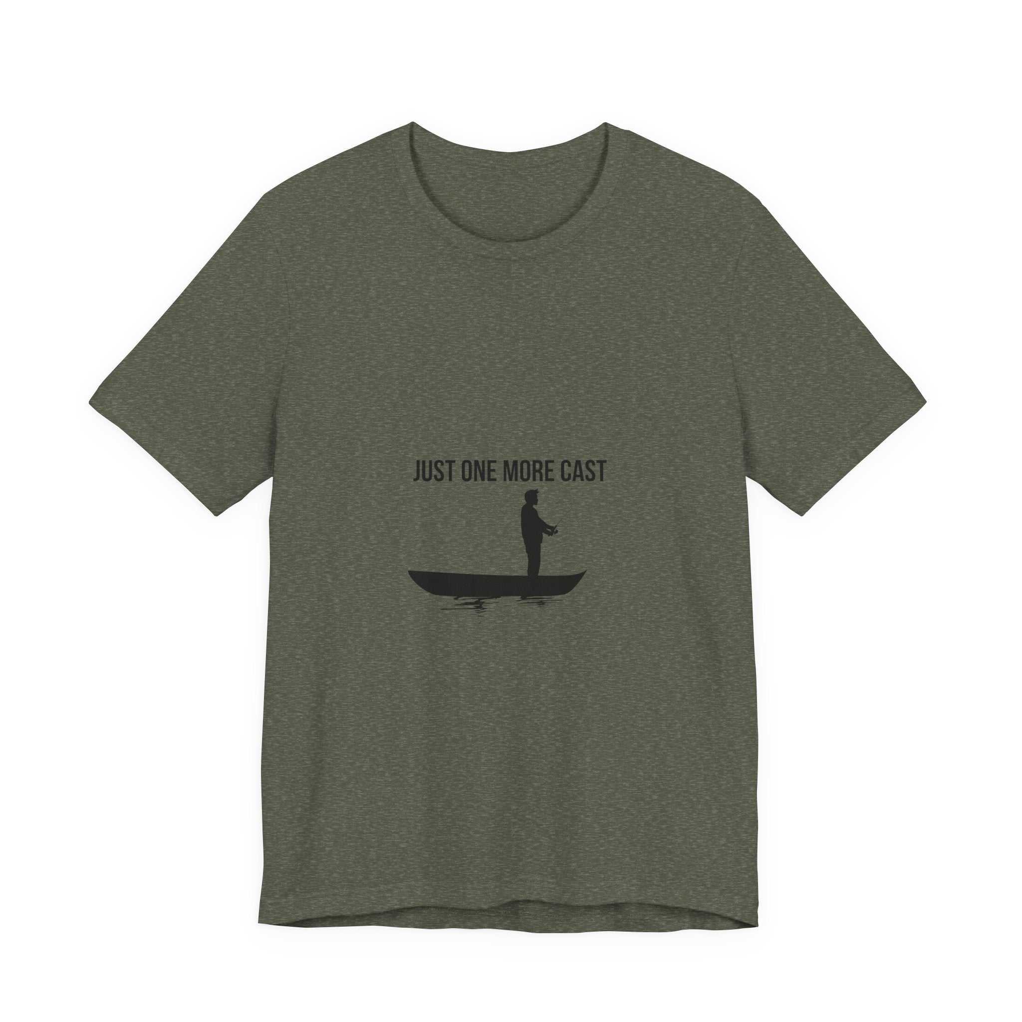 Just One More Cast Fishing Tee — Angler Boat T‑Shirt