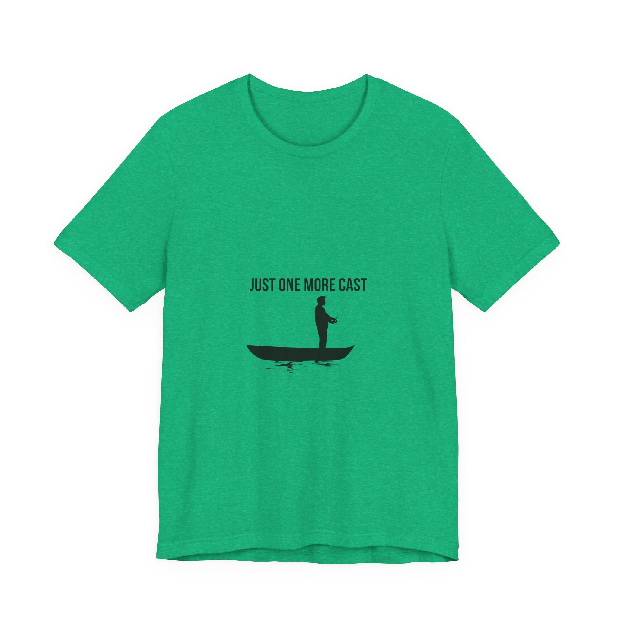 Just One More Cast Fishing Tee — Angler Boat T‑Shirt