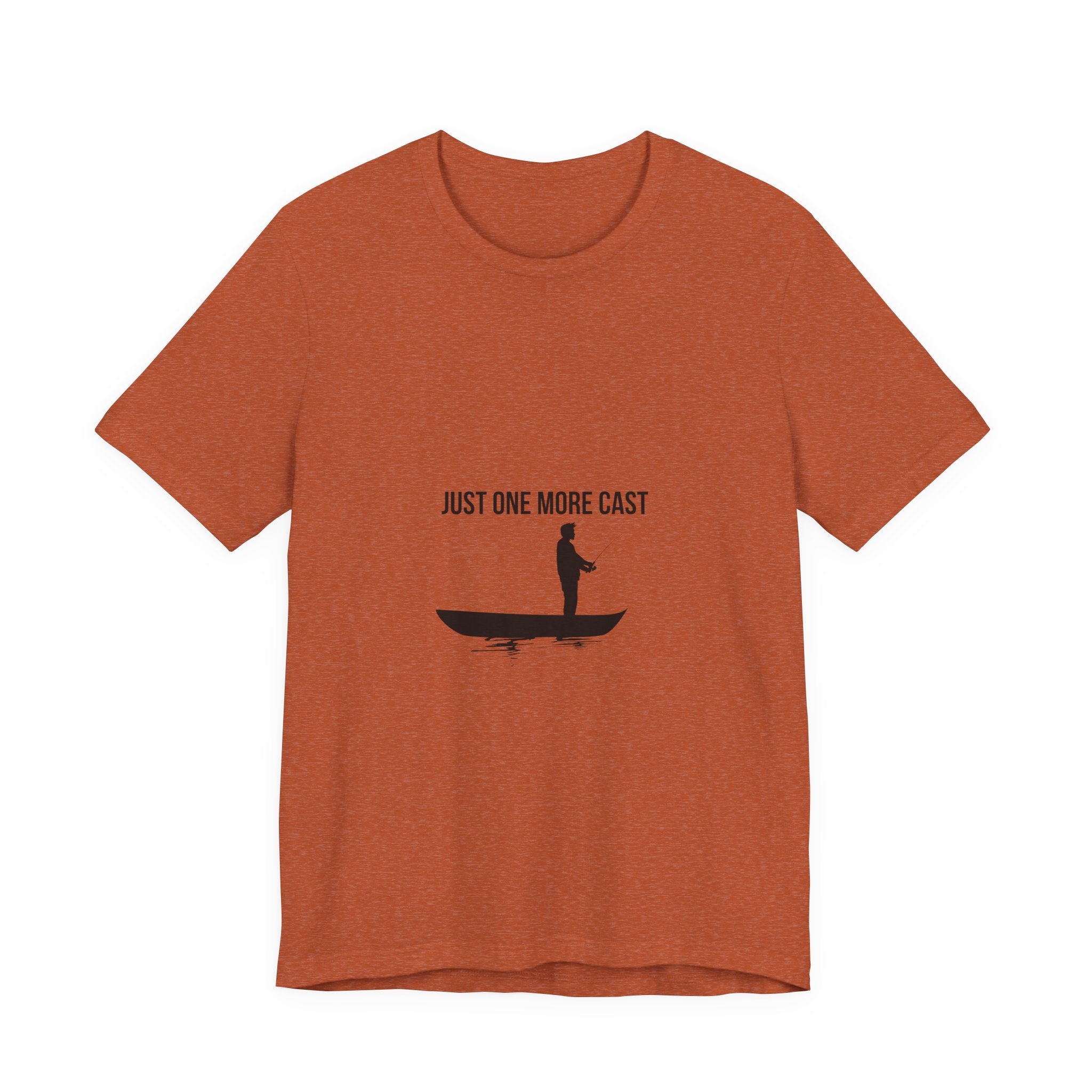 Just One More Cast Fishing Tee — Angler Boat T‑Shirt