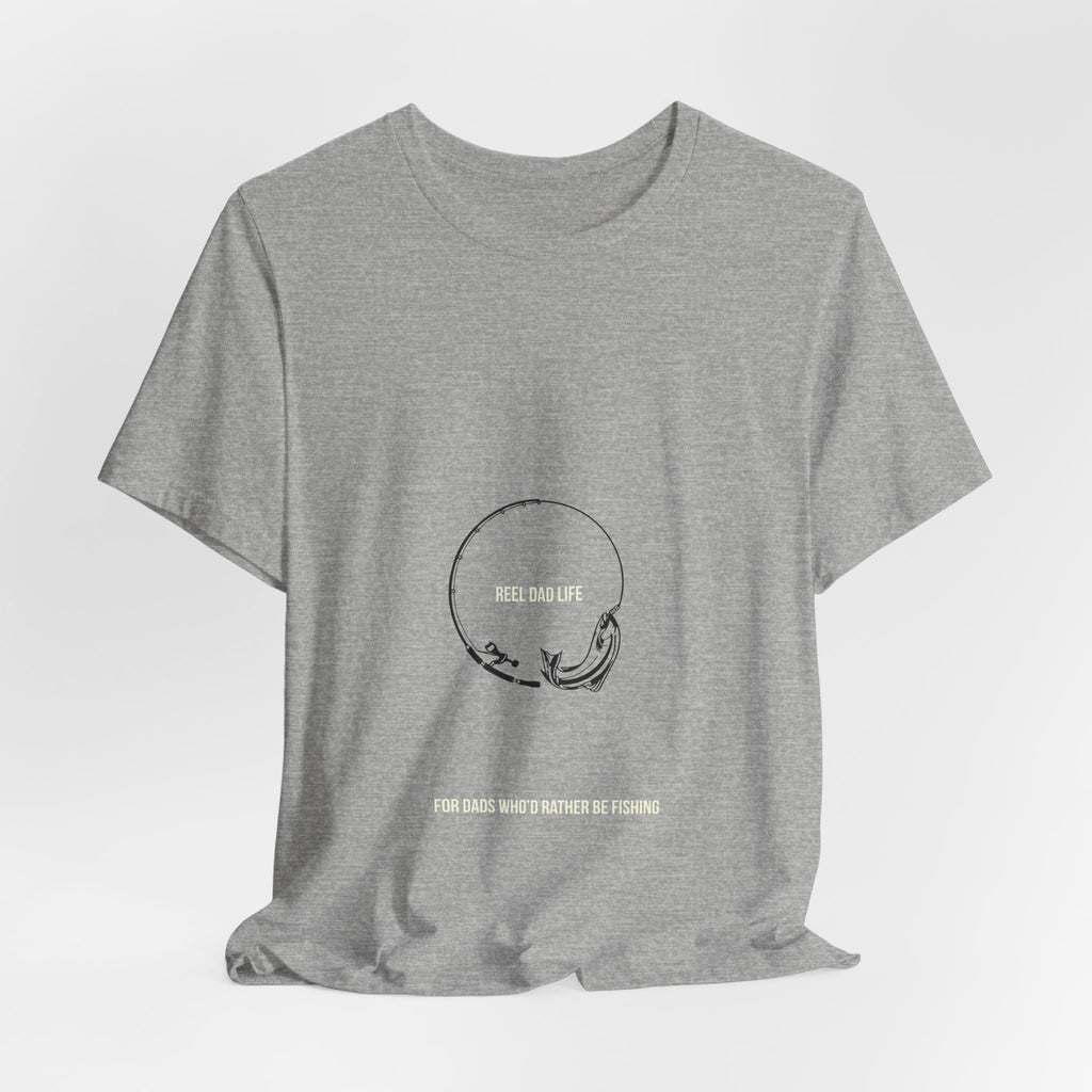 Fishing Dad T-Shirt — "Would Rather Be Fishing" Tee for Fathers