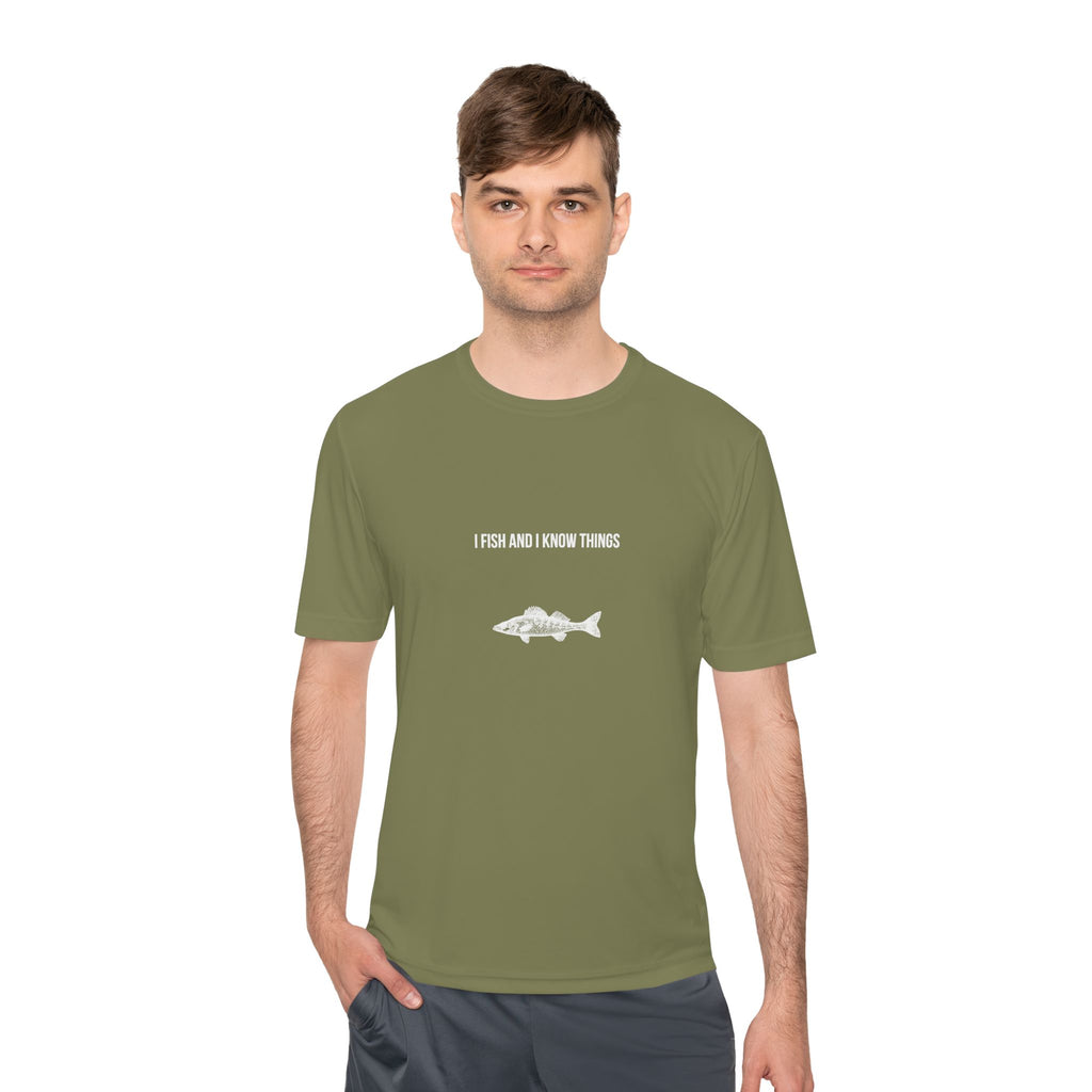 I Fish And I Know Things Tee — Funny Fishing Shirt for Anglers