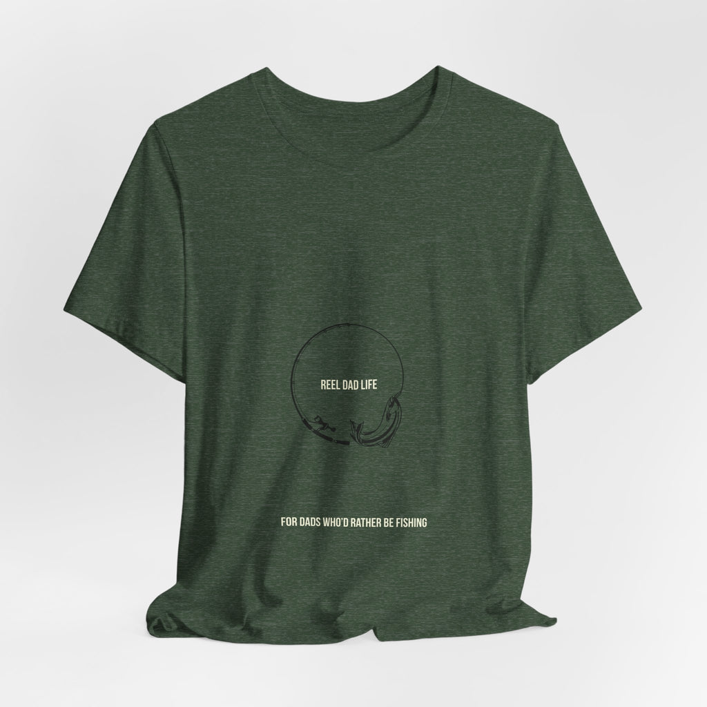Fishing Dad T-Shirt — "Would Rather Be Fishing" Tee for Fathers