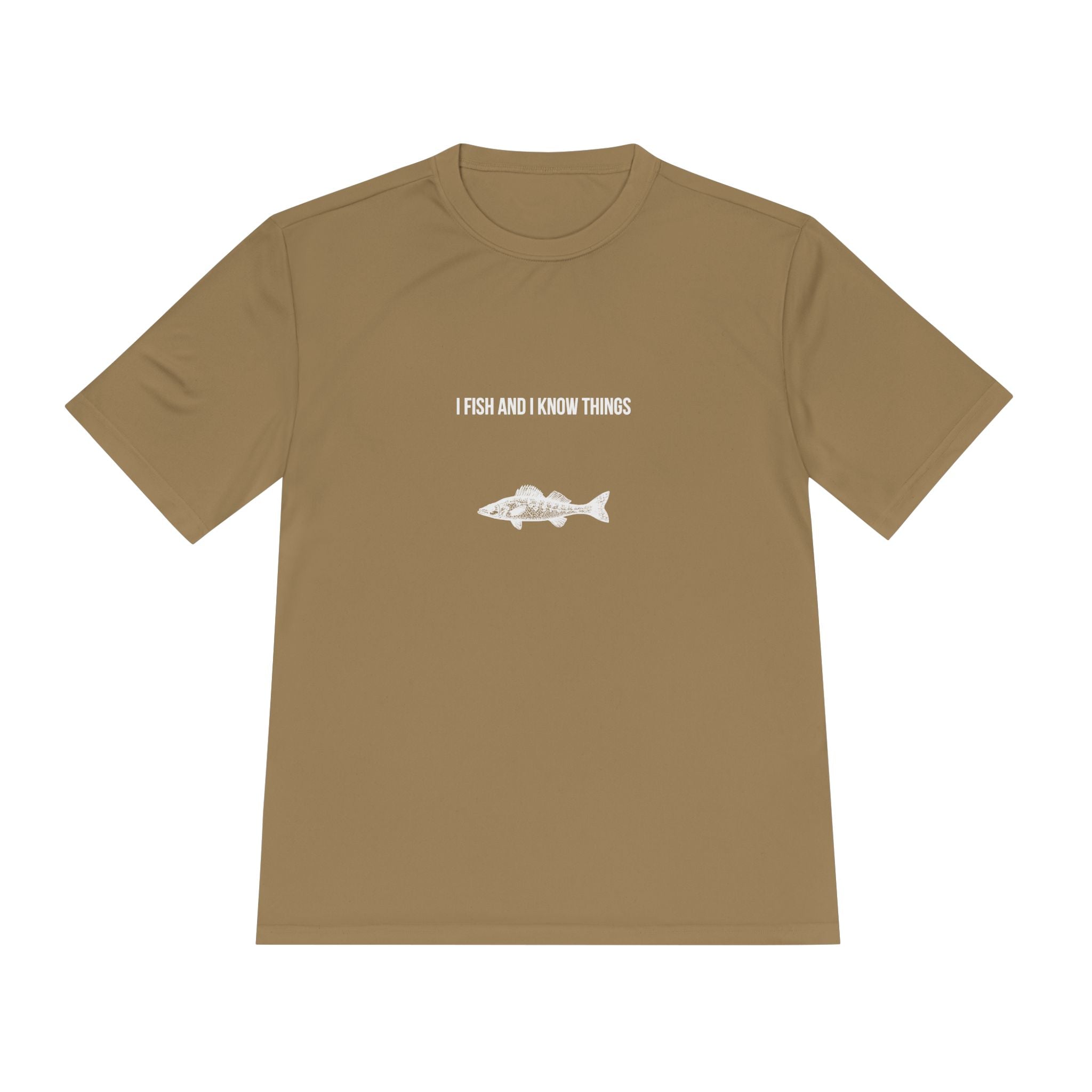 I Fish And I Know Things Tee — Funny Fishing Shirt for Anglers