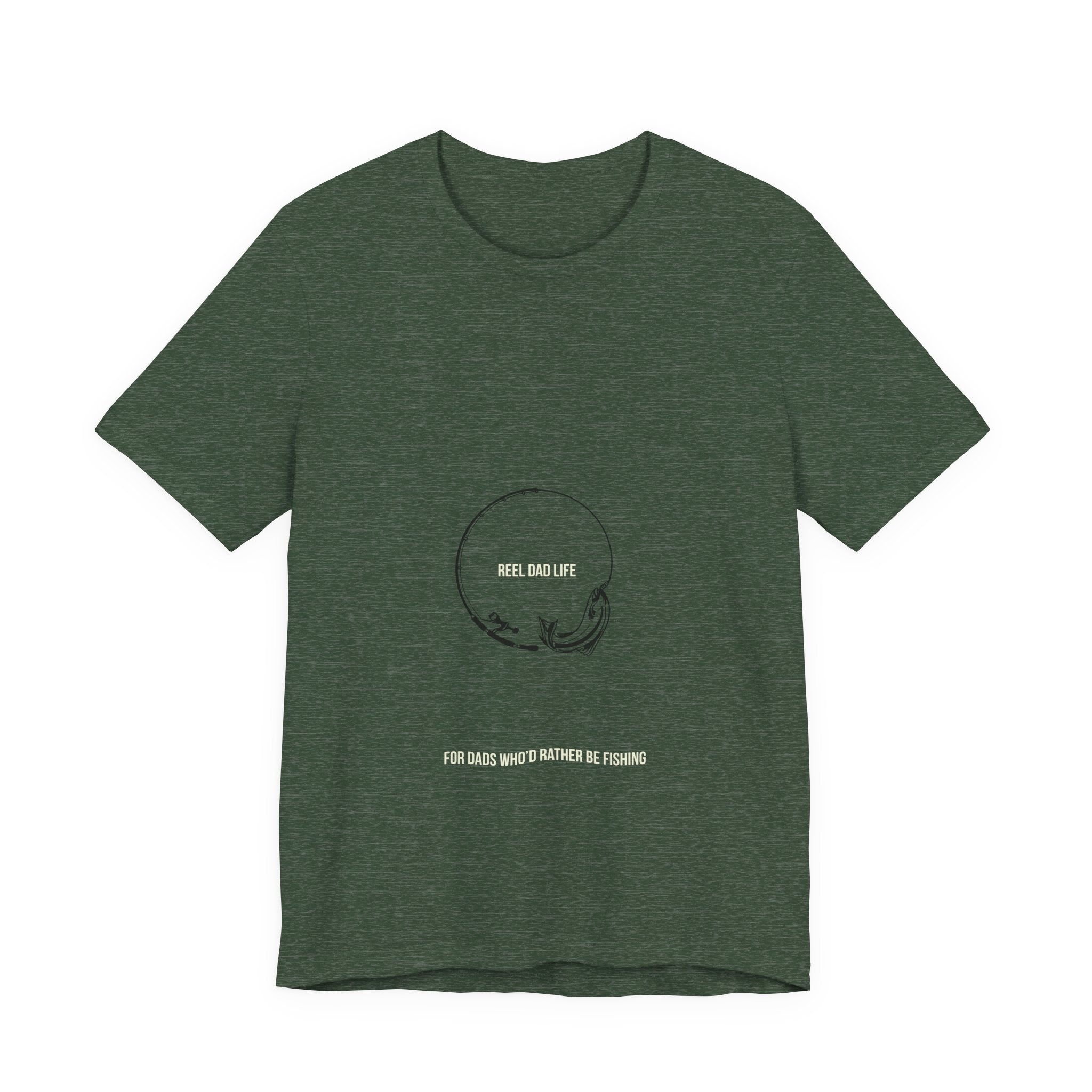 Fishing Dad T-Shirt — "Would Rather Be Fishing" Tee for Fathers