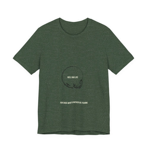 Fishing Dad T-Shirt — "Would Rather Be Fishing" Tee for Fathers