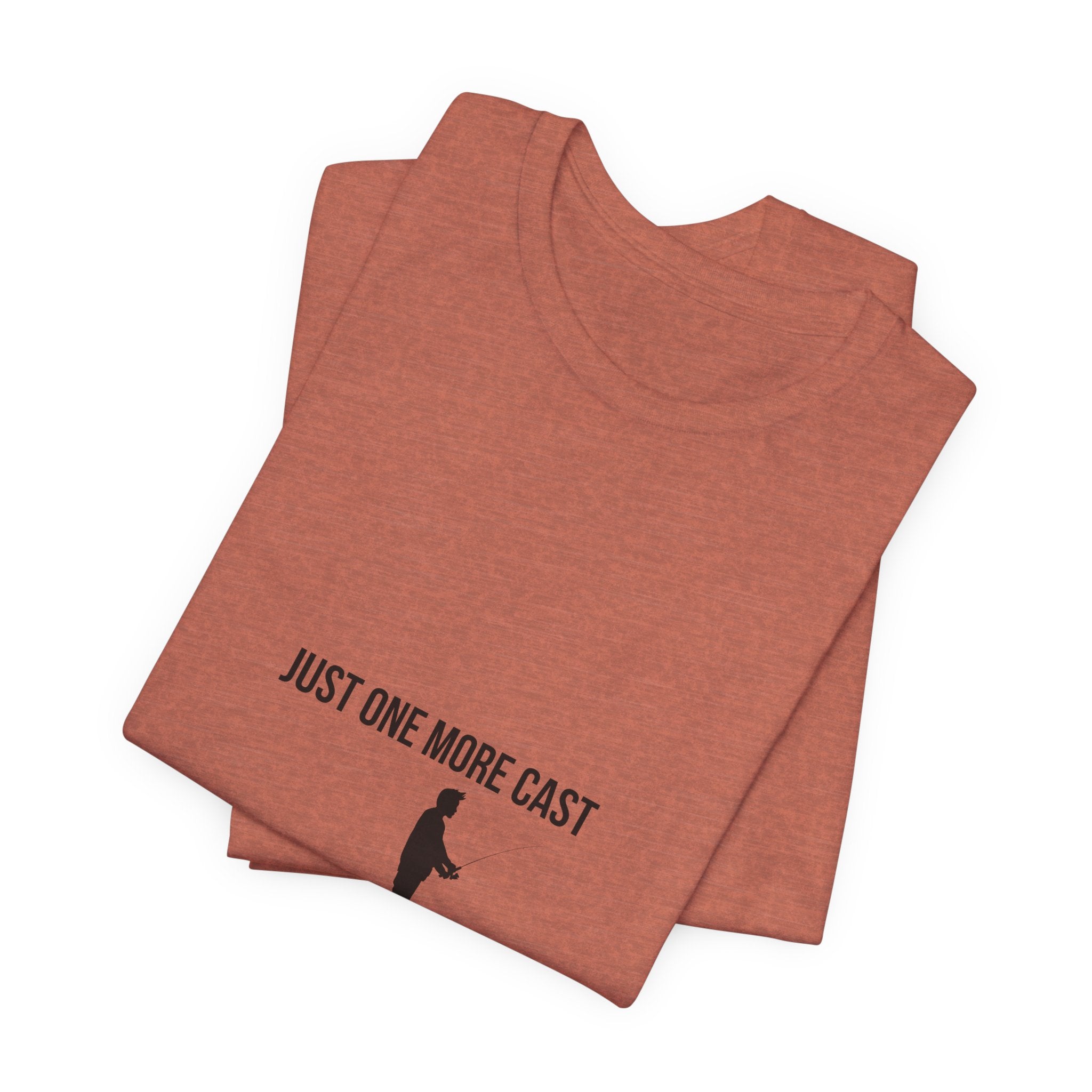 Just One More Cast Fishing Tee — Angler Boat T‑Shirt