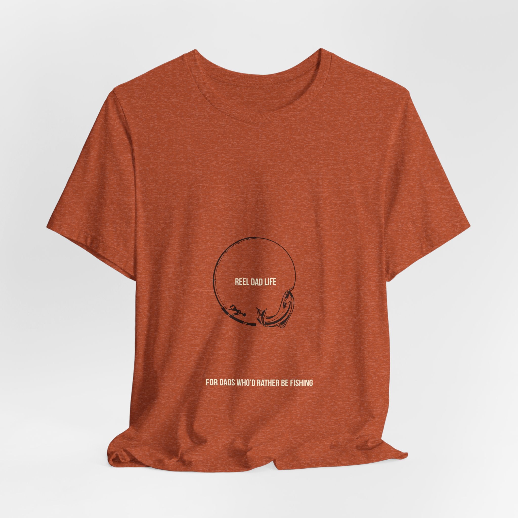 Fishing Dad T-Shirt — "Would Rather Be Fishing" Tee for Fathers