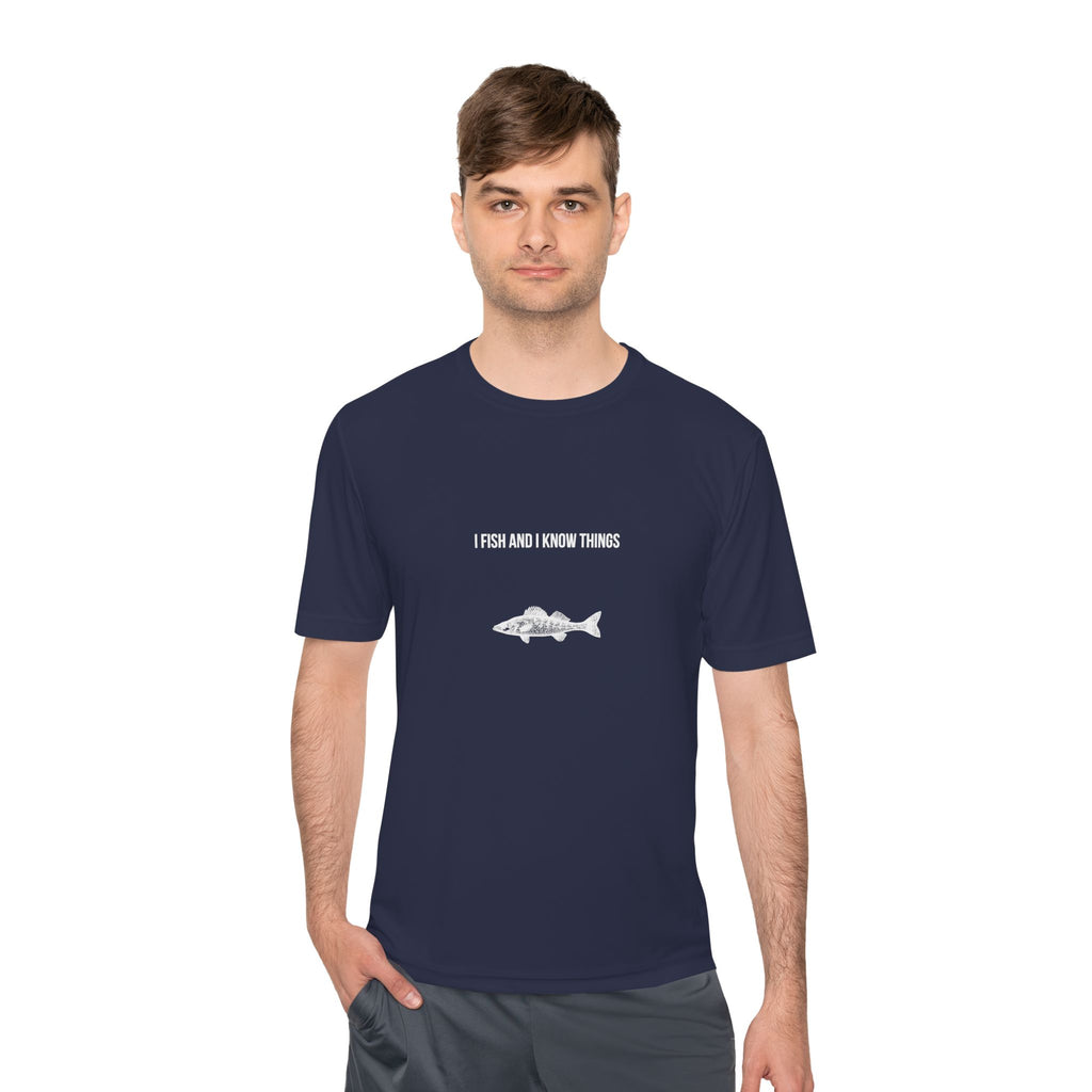 I Fish And I Know Things Tee — Funny Fishing Shirt for Anglers