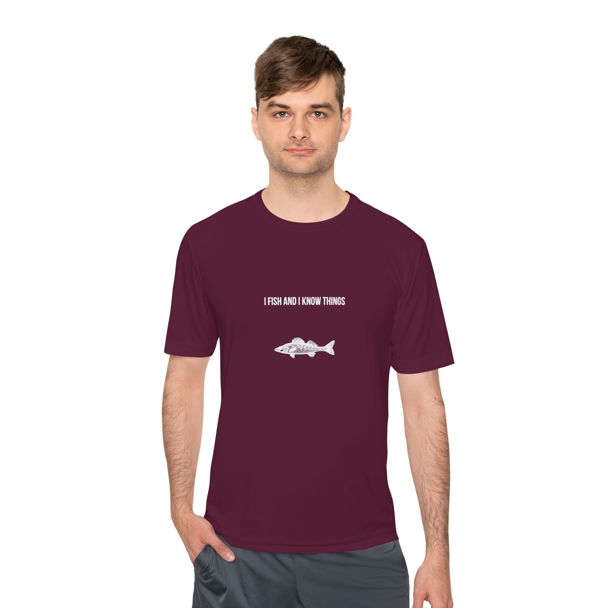 I Fish And I Know Things Tee — Funny Fishing Shirt for Anglers