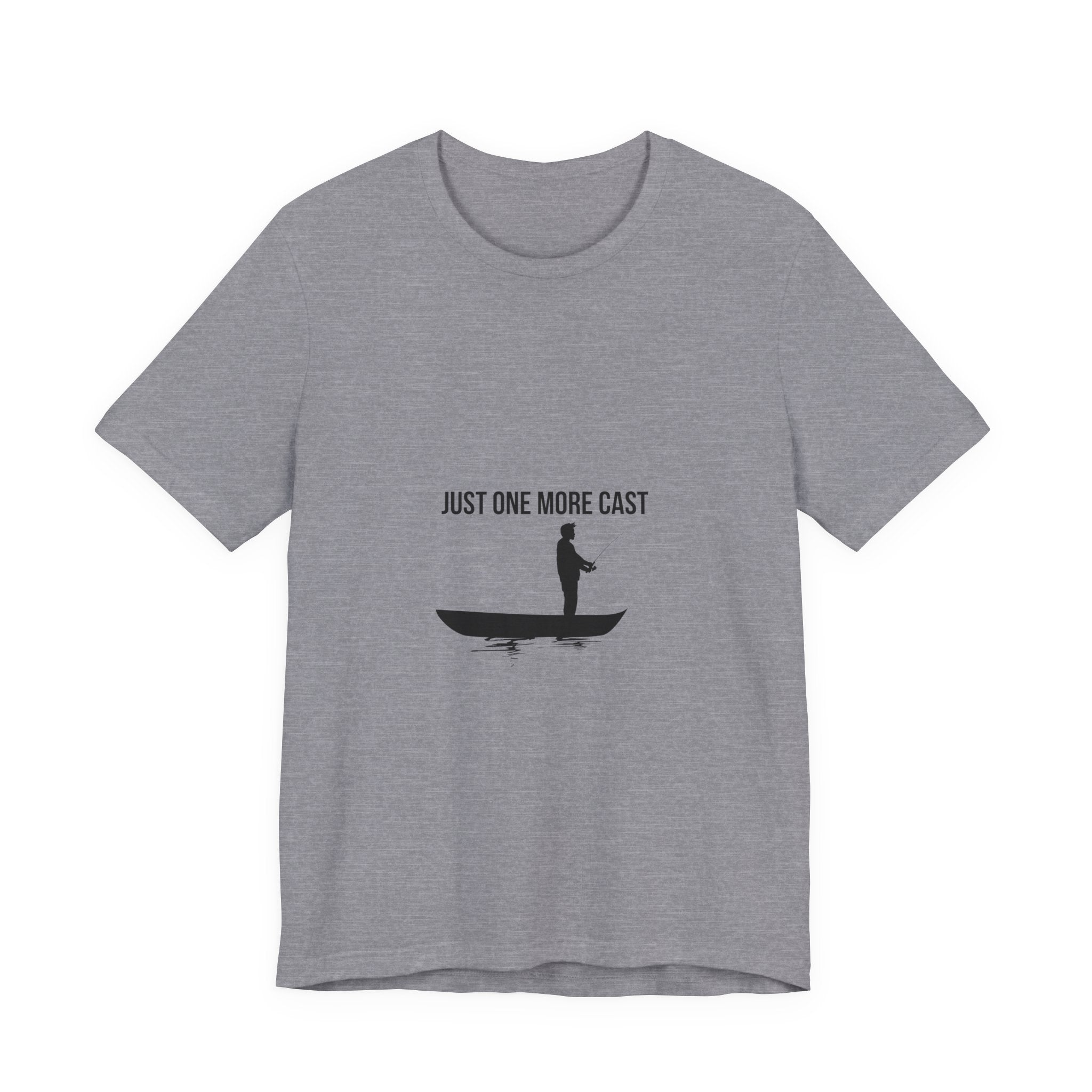 Just One More Cast Fishing Tee — Angler Boat T‑Shirt