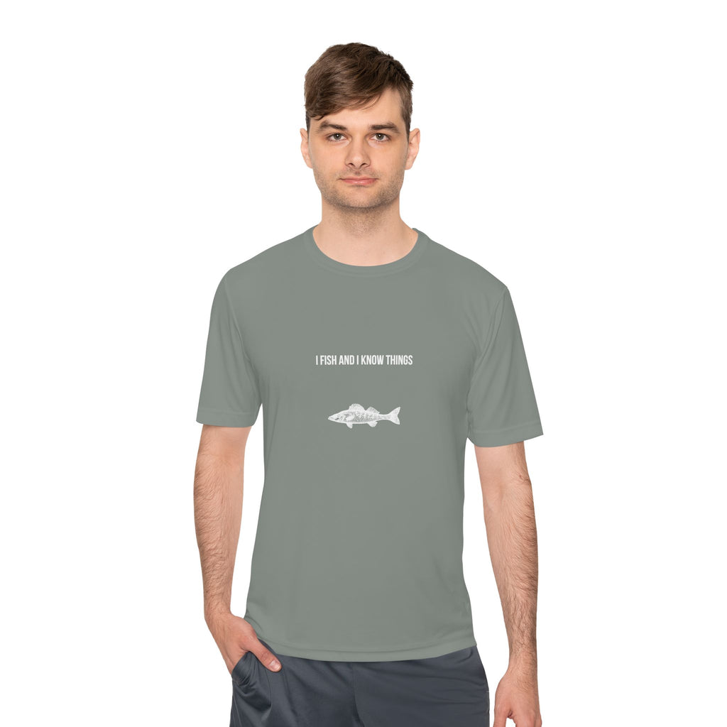 I Fish And I Know Things Tee — Funny Fishing Shirt for Anglers