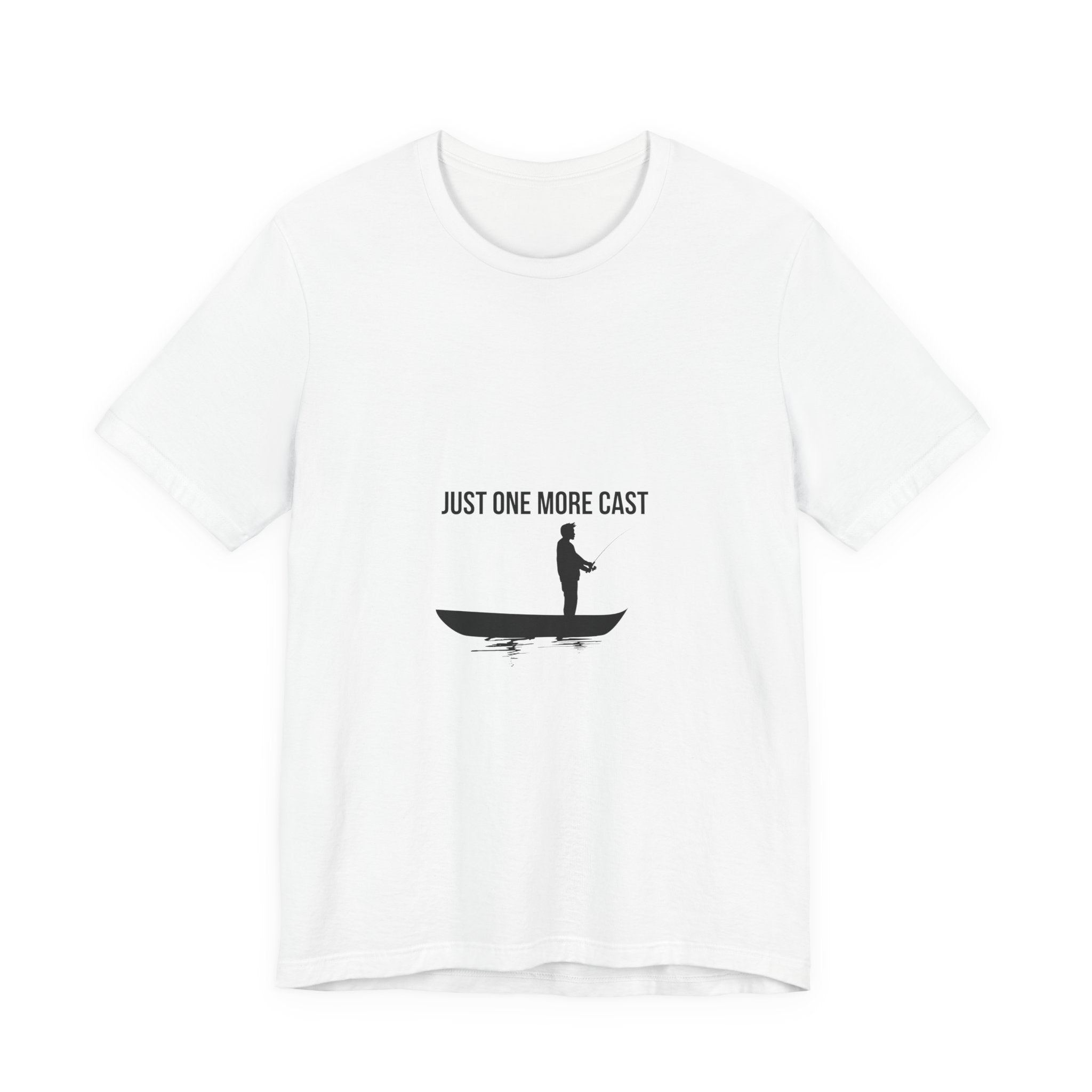 Just One More Cast Fishing Tee — Angler Boat T‑Shirt