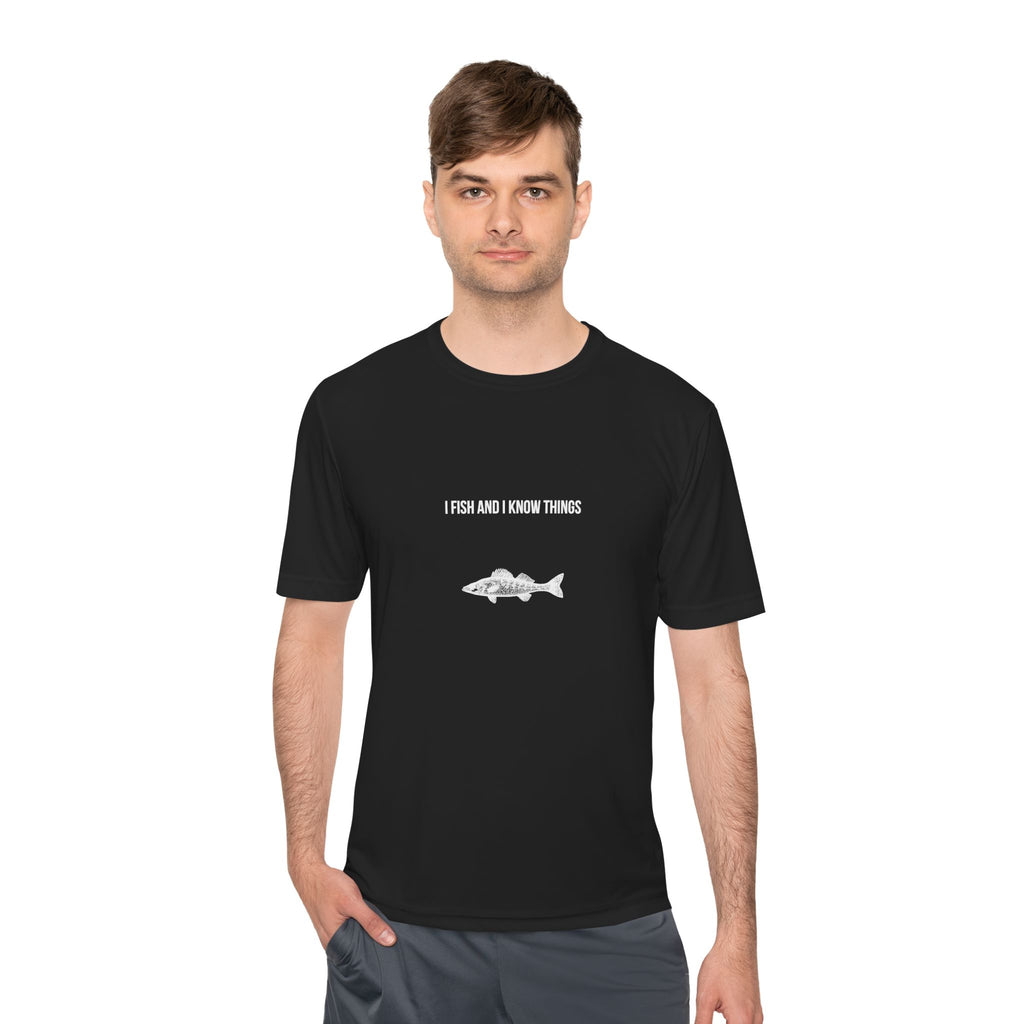I Fish And I Know Things Tee — Funny Fishing Shirt for Anglers