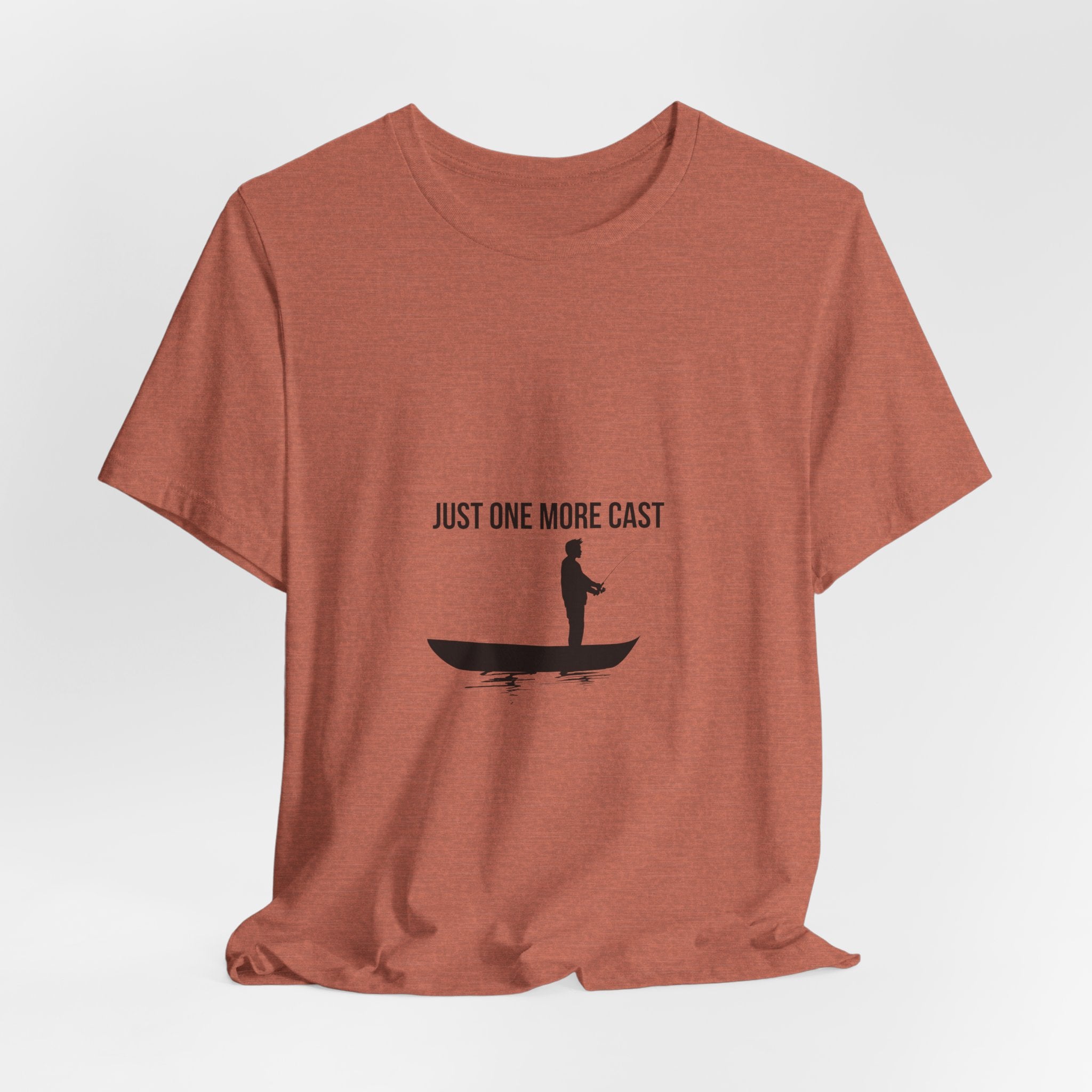 Just One More Cast Fishing Tee — Angler Boat T‑Shirt