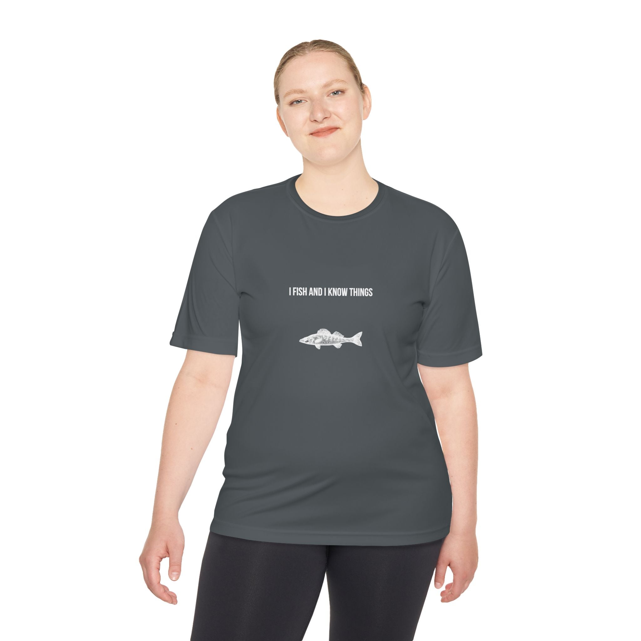 I Fish And I Know Things Tee — Funny Fishing Shirt for Anglers