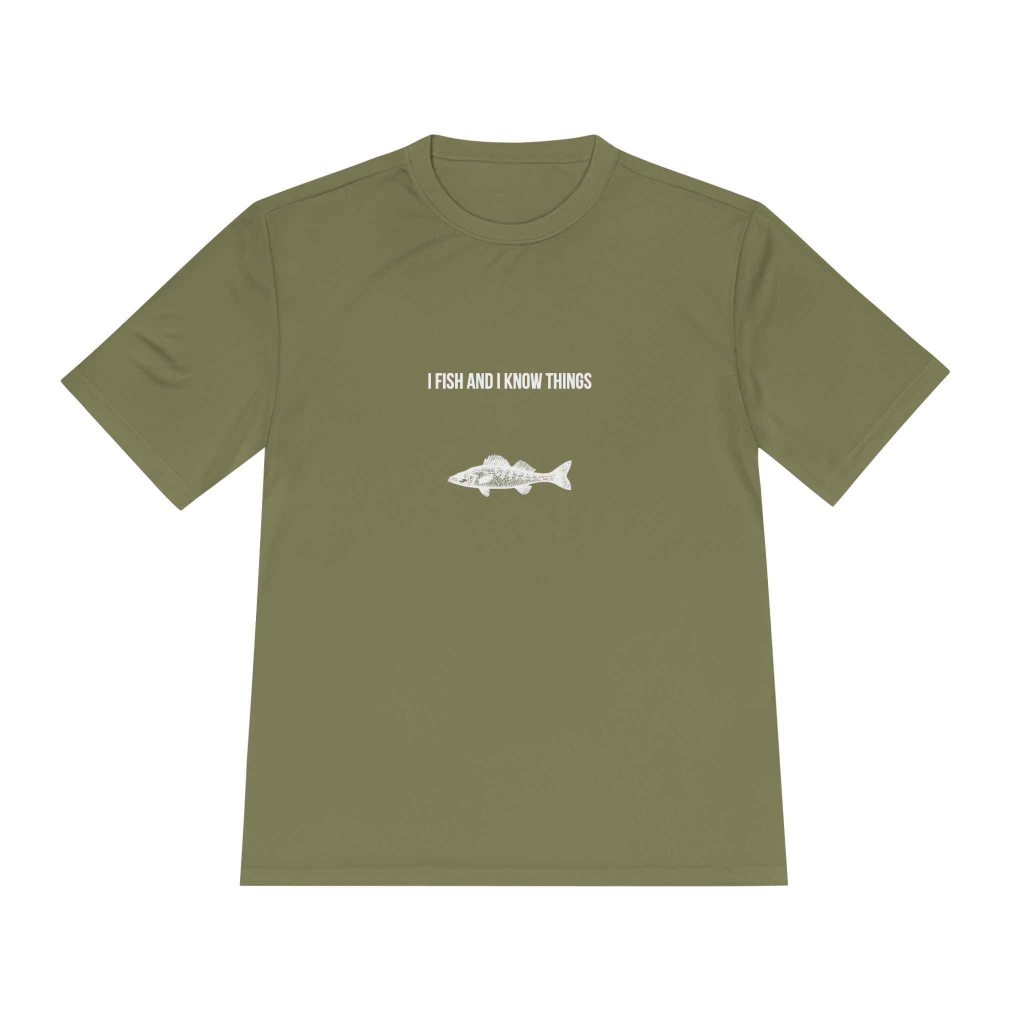 I Fish And I Know Things Tee — Funny Fishing Shirt for Anglers