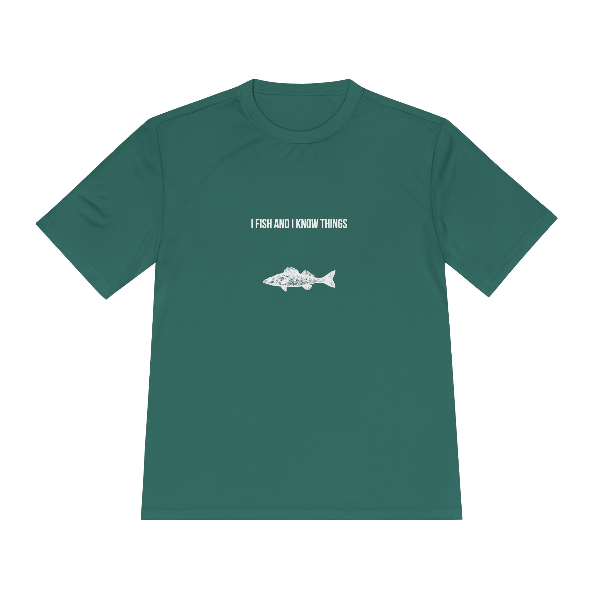 I Fish And I Know Things Tee — Funny Fishing Shirt for Anglers