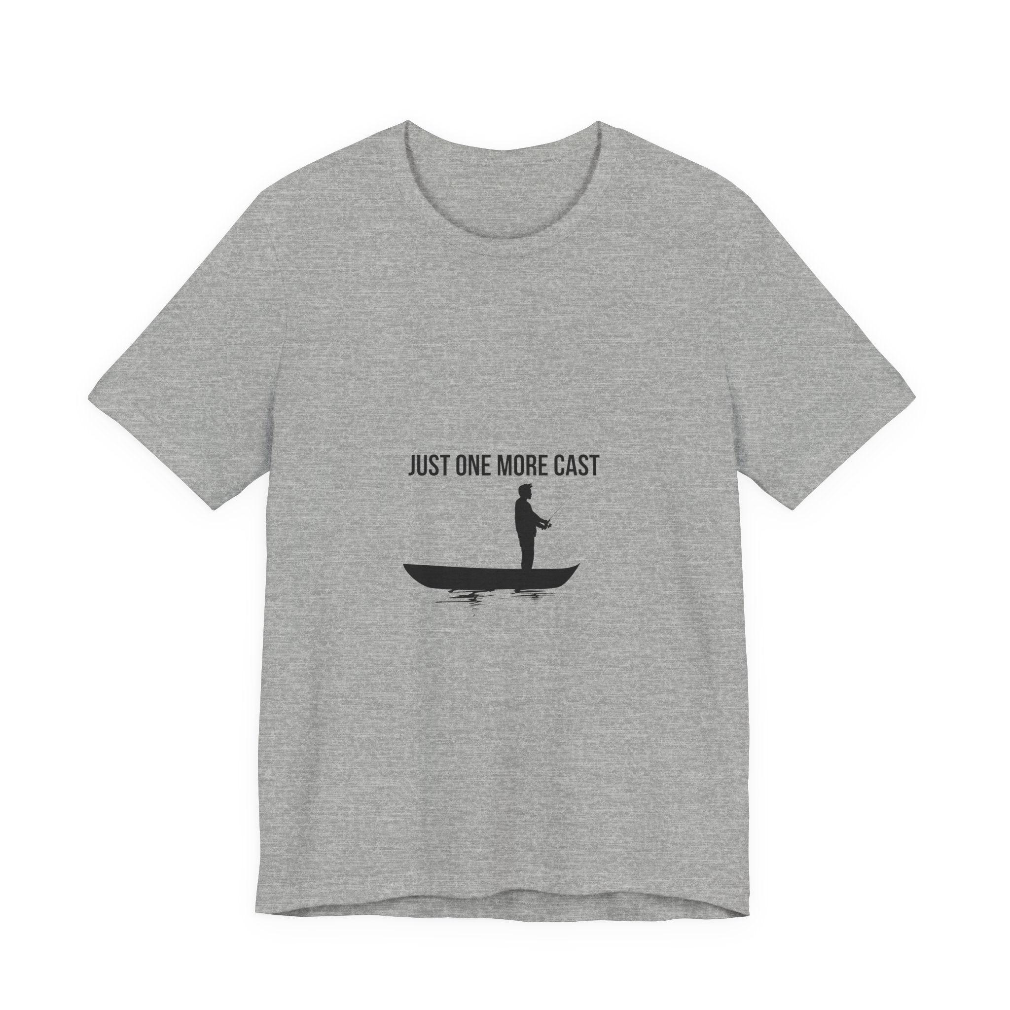 Just One More Cast Fishing Tee — Angler Boat T‑Shirt