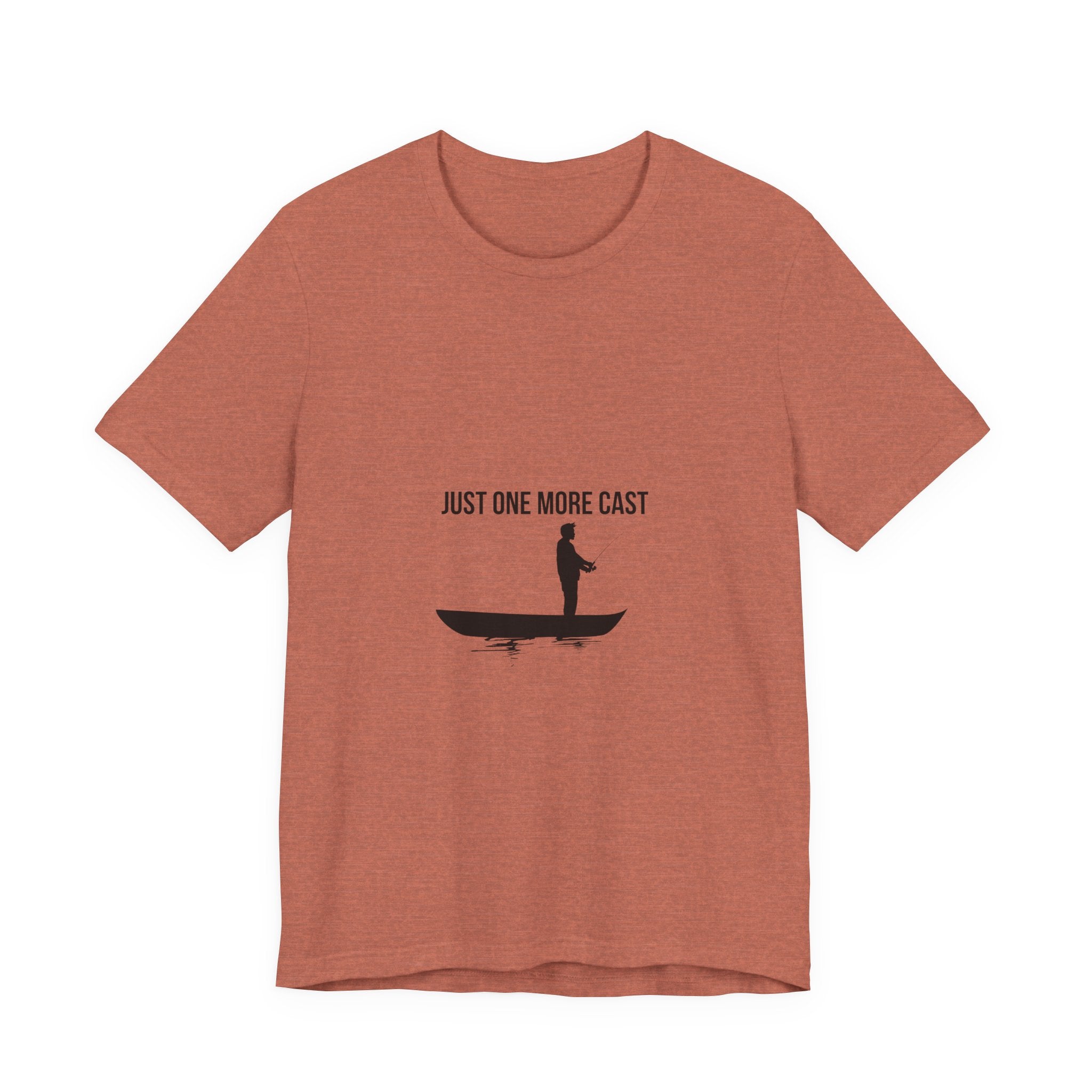 Just One More Cast Fishing Tee — Angler Boat T‑Shirt